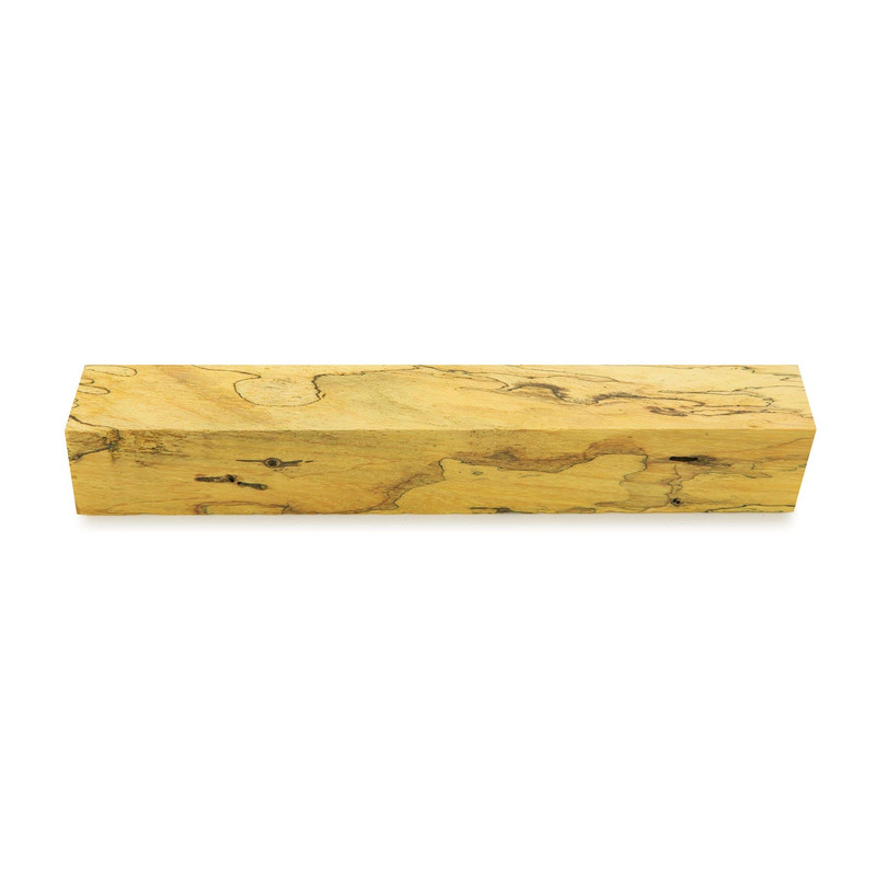 Stabilized & Dyed Spalted Tamarind Pen Blank - 3/4" x 3/4" x 5" - Color:Yellow